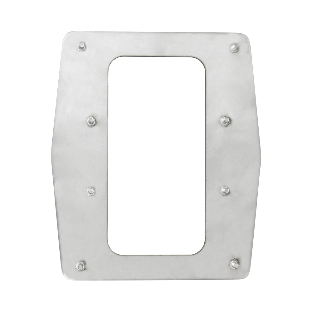 ZKTECO ZK-TSA10 - Placa de acero personalizada para tornos - Embellecedor para lectores biométricos - Apta para lectores ZK-FR1200 - Fabricada en acero inoxidable - Diseño ligero y elegante - Fácil instalación - imagen 2