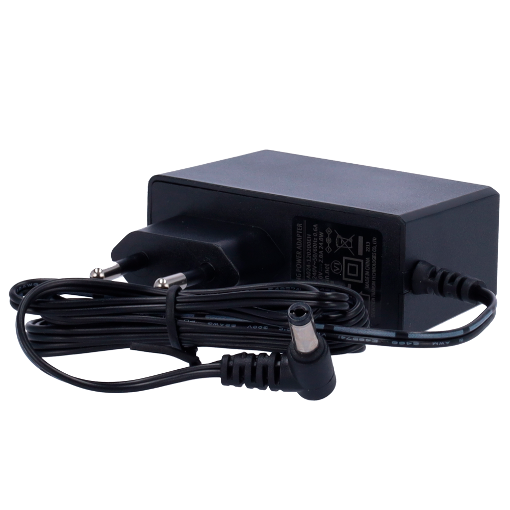 MARCA BLANCA DC12V2A-L - Fuente de alimentación - Salida DC 12 V 2 A - 1 salida acodado en L - Jack estandar - Estabilizado - Longitud de cable 1.5m - imagen 2