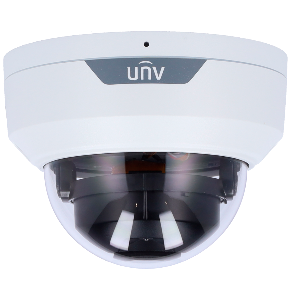 UNIVIEW UV-IPC328LE-ADF28K-H - Cámara Domo IP Uniview Gama Easy - 8 MP | Lente 2.8 mm | microSD 512 GB - IR 30 m | WDR 120 dB - Cruce de línea e intrusión basado en cuerpohumano - PoE | IP67 | IK10 | UMD - Micrófono incorporado - imagen 2