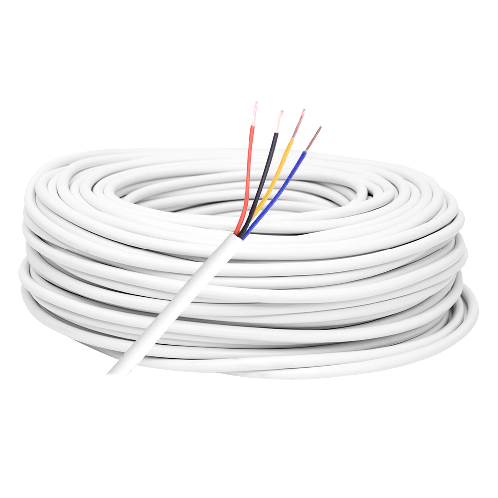 MARCA BLANCA CA4-100-H - 4 conductores - Conductor Cobre electrolítico flexible Clase 5 - Pantalla Aluminio poliéster+drenaje CuSn - Rollo de 100 metros - Certificado CPR: B2ca -s1a, d0, a1 - Bajas pérdidas - imagen 2