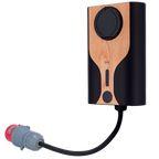 RAEDIAN RD-NORA-22-C3-NCB22-EU - Kit cargador portable + adaptadores enchufe - Potencia 22kW / 32A / Trifásica - Conector tipo 2 - Adaptadores para cables - Monitorización desde la APP - Color madera - imagen 2