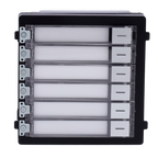 HIKVISION DS-KD-KK - Módulo de extensión - Llamada a diferentes monitores - Botonera de 6 botones - 6 etiquetas personalizadas con LED - Apto para exterior IP65 - Montaje modular - imagen 2