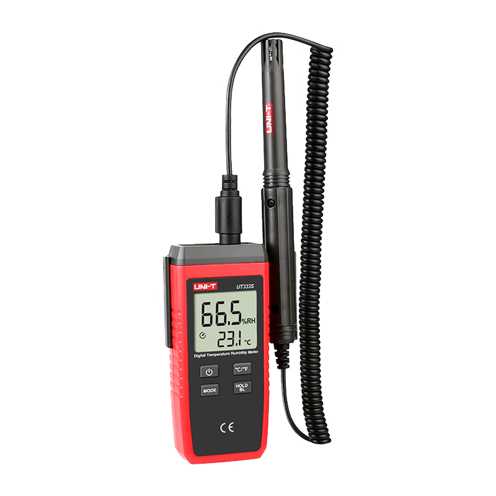 UNI-T UT333S - Medidor de condiciones ambientales - Medición de temperatura y humedad - Diseño ligero y económico con interfaz intuitiva - Apagado automático - imagen 2