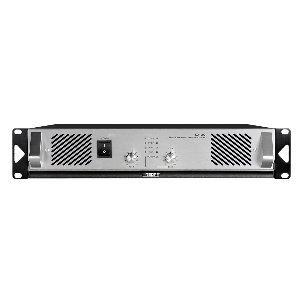 DSPPA-DX1000 - Etapa de potencia profesional DSPPA - Baja impedancia 4-16 Ω - 2x150W @8Ω | 2 canales | Clase D - Entradas XLR y Jack 6,35 mm - Modos Estéreo | Emparejado | Puente - Rack 19" | Protección DC, Corto y Térmica - imagen 2