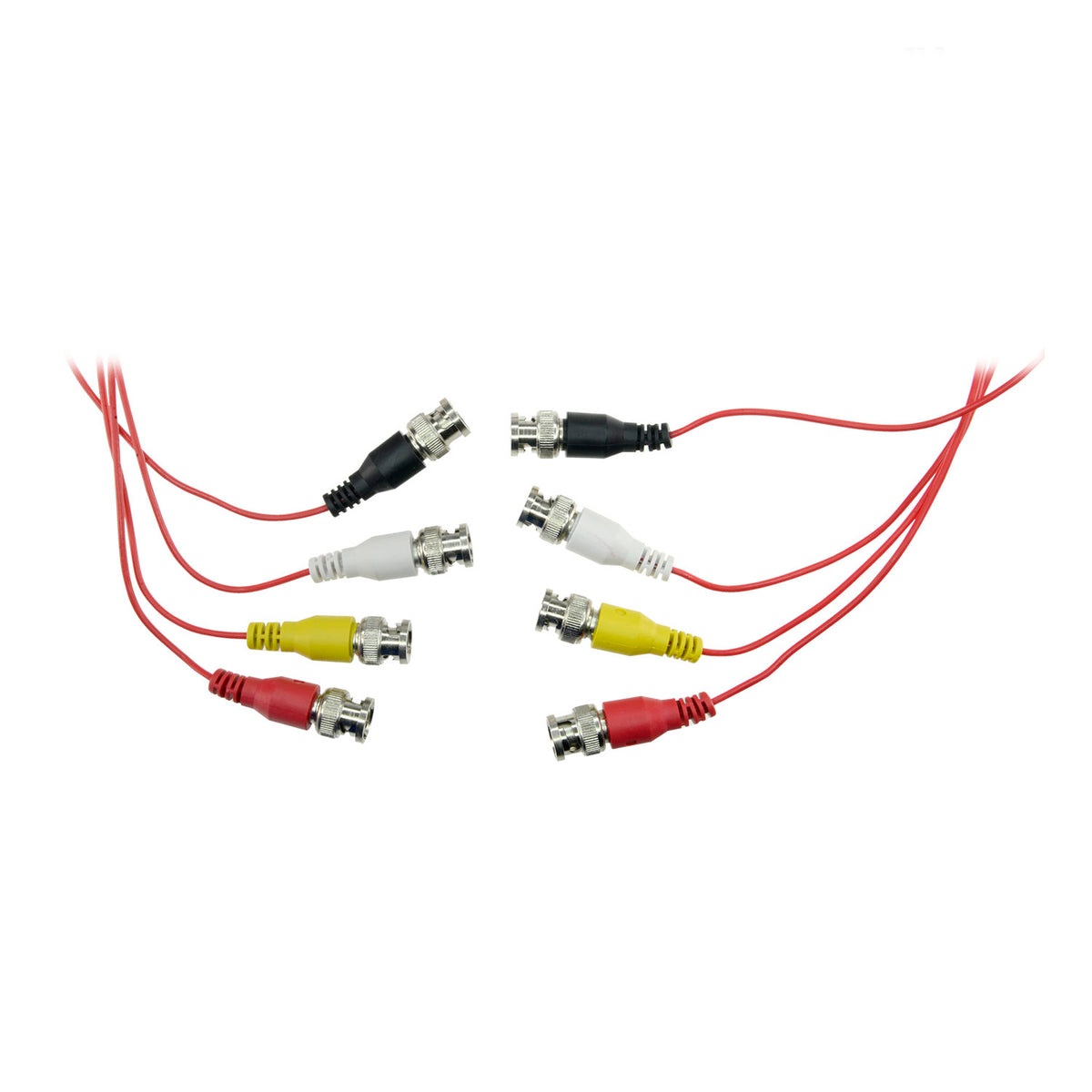 MARCA BLANCA BNC4-45 - Cable preparado múltiple - BNC macho a BNC macho - 4 enlaces coaxial - Longitud 1,5 m - Para conexión de Balun a DVR - Compatible con BA614P y PV3208PH - imagen 2