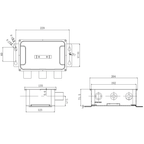 HIKVISION DS-1284ZJ-M - Caja de conexiones - Para cámaras Bullet y Turret - Acero inoxidable 316L - Peso 1981g - 229 × 210 × 135mm - imagen 2