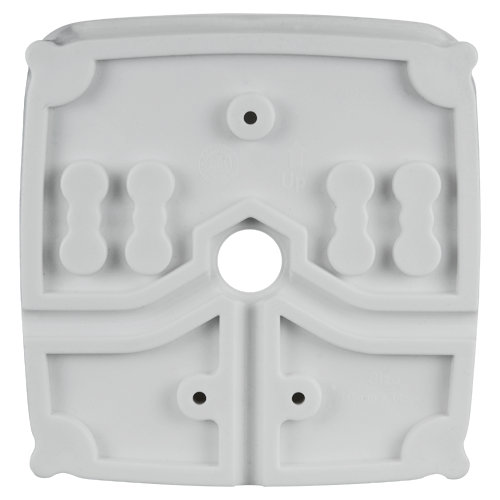 CAMBOX CBOX-B52PRO - Caja de conexiones - Para cámaras domo - Apto para uso exterior - Instalación en techo o pared - Fabricada en plástico - Color blanco | 145 (Al) x 145 (An) x 50 (Fo) mm - imagen 2