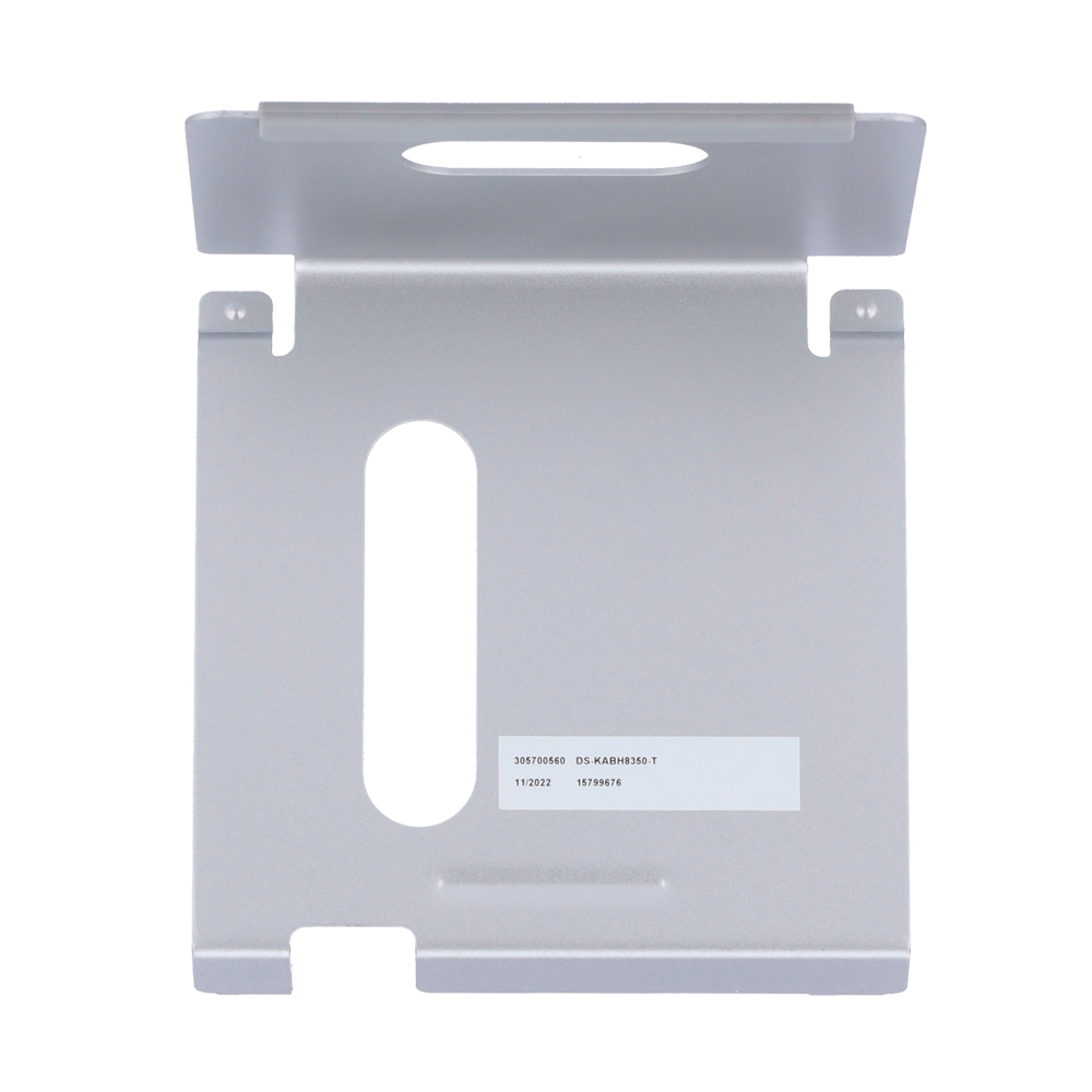 HIKVISION DS-KABH8350-T - Soporte de mesa - Específico para videoporteros - Compatible con DS-KH8350 - Orificios de conexión - 68 (Al) x 95 (An) x 99 (Fo) mm - Fabricado en acero inoxidable SUS304 - imagen 2