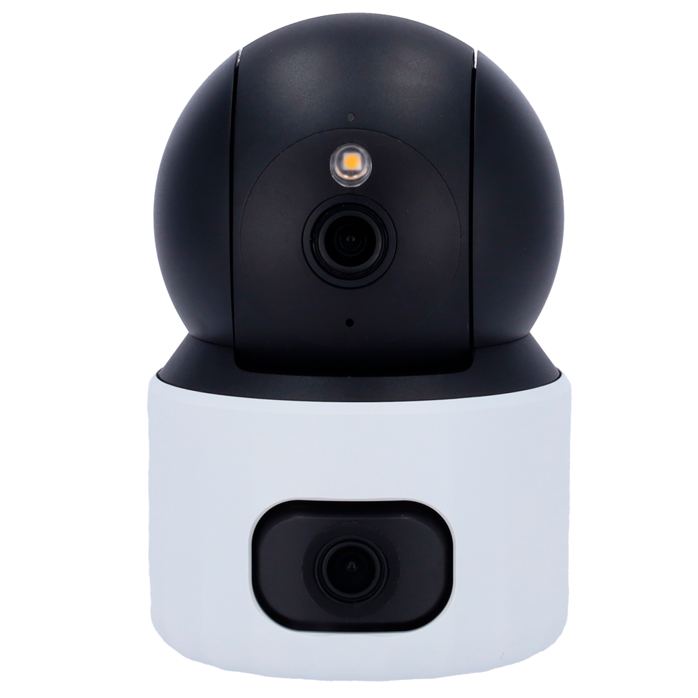 UNIARCH UV-UHO-S3S-M33D - Cámara IP WiFi Uniarch Panda serie S - 3 MP | 2 x 4 mm | microSD 512 GB - IR 10 m | Luz blanca 10 m - Cámara panorámica + Cámara PT - UMD | Detección de llanto y mascotas - Audio bidireccional: Micrófono y altavoz - imagen 2