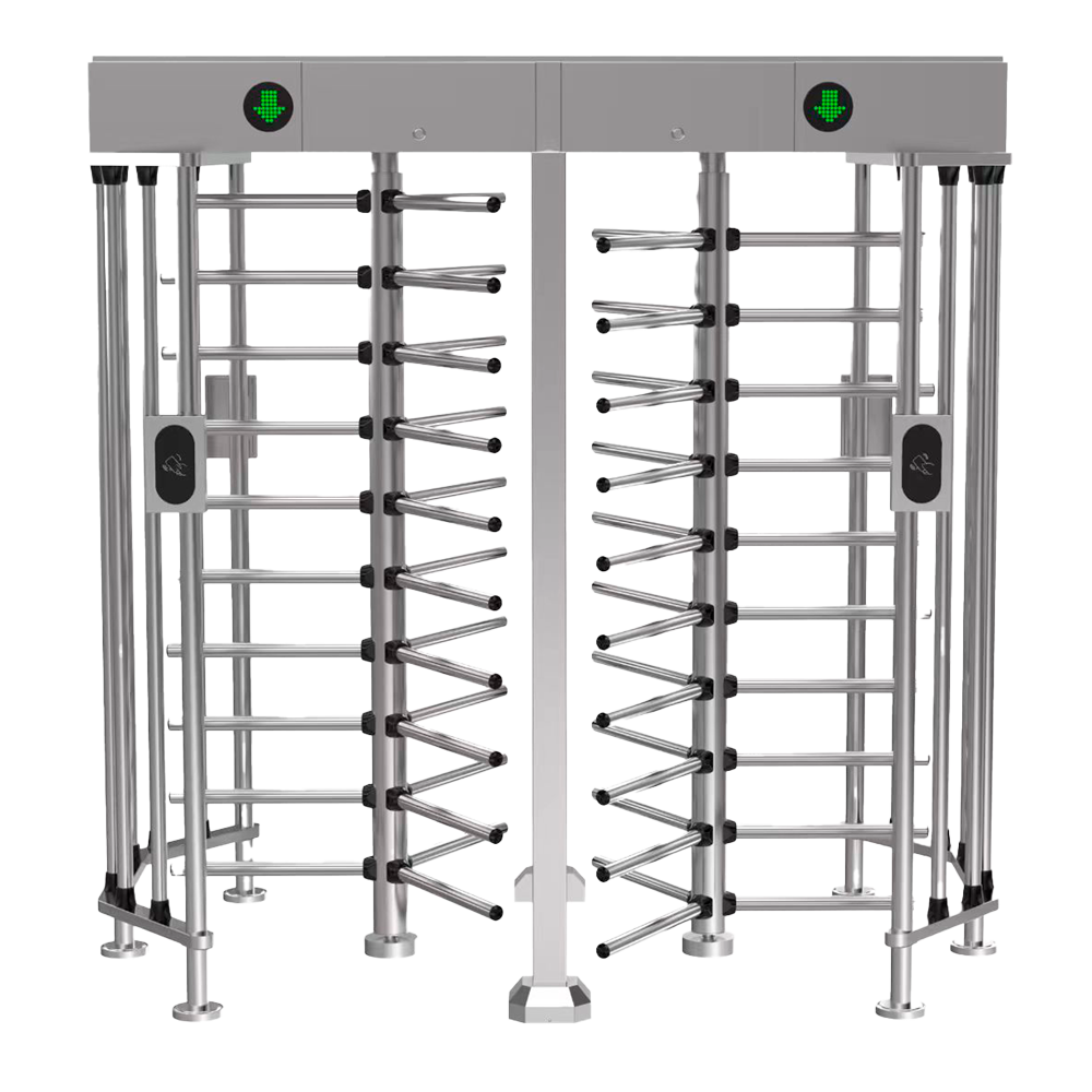 MARCA BLANCA TS-FHT965-2 - Torno de acceso bidireccional - 10 brazos rotativos dobles desmontables - Tiempos, alarmas y modos de apertura - Dimensiones de paso 600 mm | Fuerza regulable - Acero inoxidable SUS304 de 1.2 mm - Certificado para exterior IP54 - imagen 2
