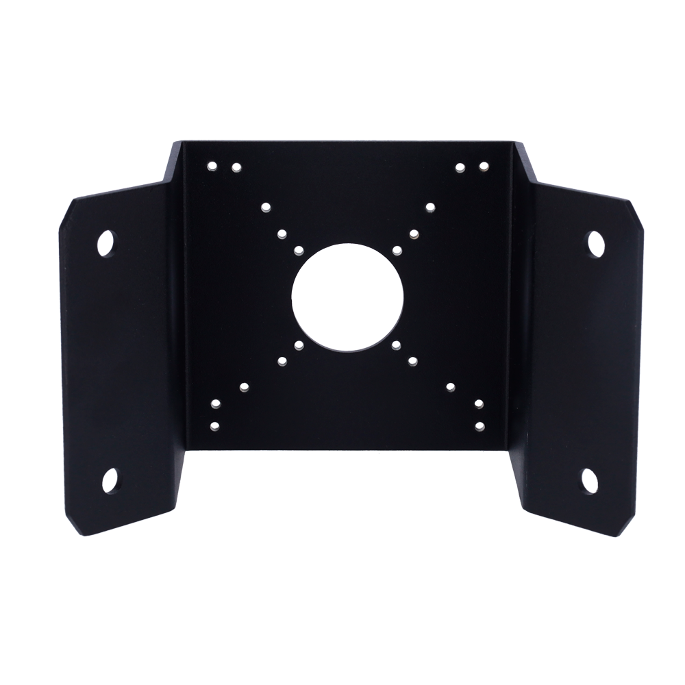 UNIVIEW UV-TR-UC08-C-BLACK - Soporte de esquina - Para cámaras Bullet y domo - Apto para uso en exterior - Color negro - Pasador de cables - 116 mm (Al) x 127(An) x 137 (Fo) mm - imagen 2
