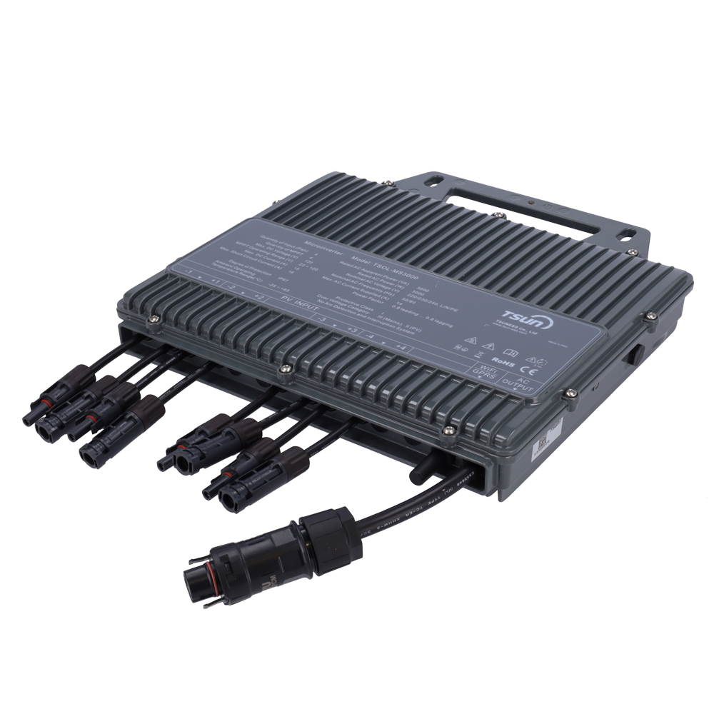 TSUN TSOL-MS3000 - TSUN Microinversor - Alta potencia 3000W - 4 entradas MPPT - Eficiencia de 97.2% - Monitorización mediante Wi-Fi - Instalación sencilla ( IP67 - imagen 2