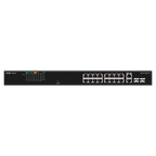 REYEE RG-ES118FGS-LP - Reyee Switch PoE Sobremesa - Carcasa Metal - Enracable - 16 Puertos RJ45 10/100 Mbps + 2 Uplink Gigabit - 16 Puertos PoE+ 802.3af/at | Potencia total 120W - Plug and Play - Tecnología ahorro de energía - imagen 2
