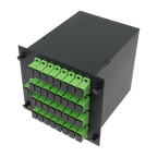 MARCA BLANCA SF-SPLT-132 - Splitter óptico PLC de alta precisión - Configuración 1x32 (1 entrada, 32 salidas) - Fibra monomodo G657A2 de alto rendimiento - Conectores SC APC de baja pérdida integrados - Formato en casete modular compacto y robusto - Super - imagen 2