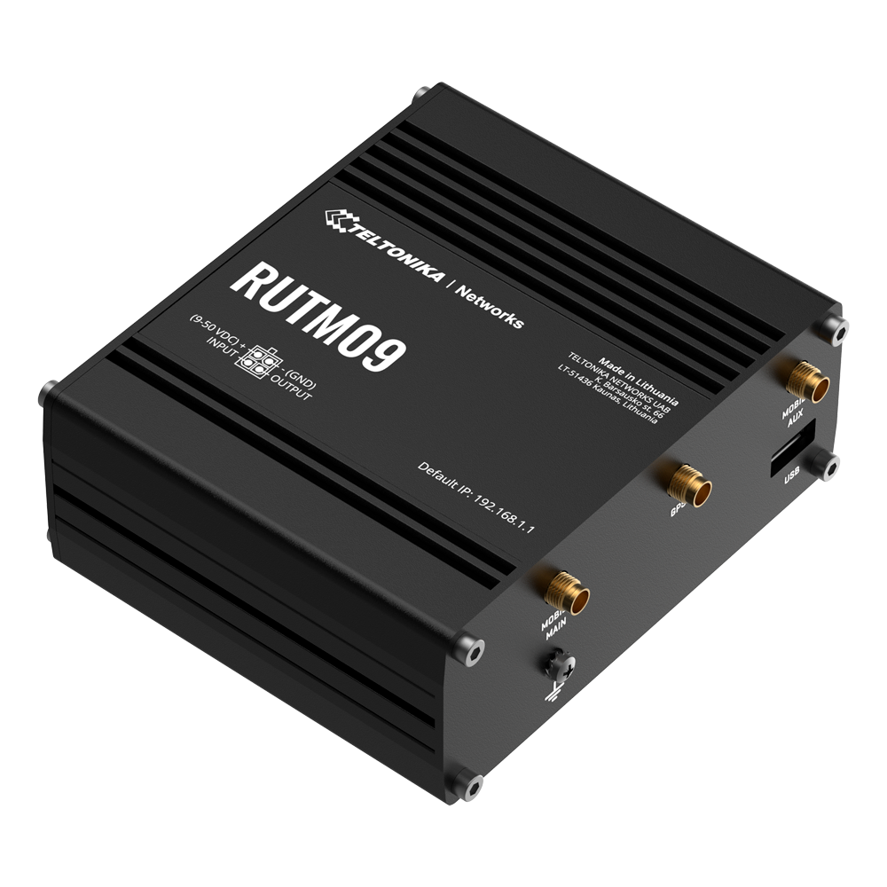 TELTONIKA TK-RUTM09 - Router Industrial 4G LTE Cat 6 hasta 300 Mbps - Resiliencia con Dual SIM y failover automático - 4 puertos Gigabit Ethernet de alta velocidad - Posicionamiento GNSS: GPS, GLONASS y Galileo - VPN avanzada: IPsec, OpenVPN y WireGuard - imagen 2