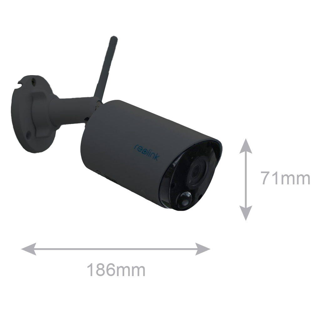 REOLINK RL-ARGUS-B320-B - Reolink Camara WiFi a Batería - 3MP (2304 x 1296) / Sirena - Detección PIR Humanos / Vehículos - WiFi 2.4GHz - Bateria 5200mAh / DC5V1A - Compatible con Alexa y Google - imagen 2