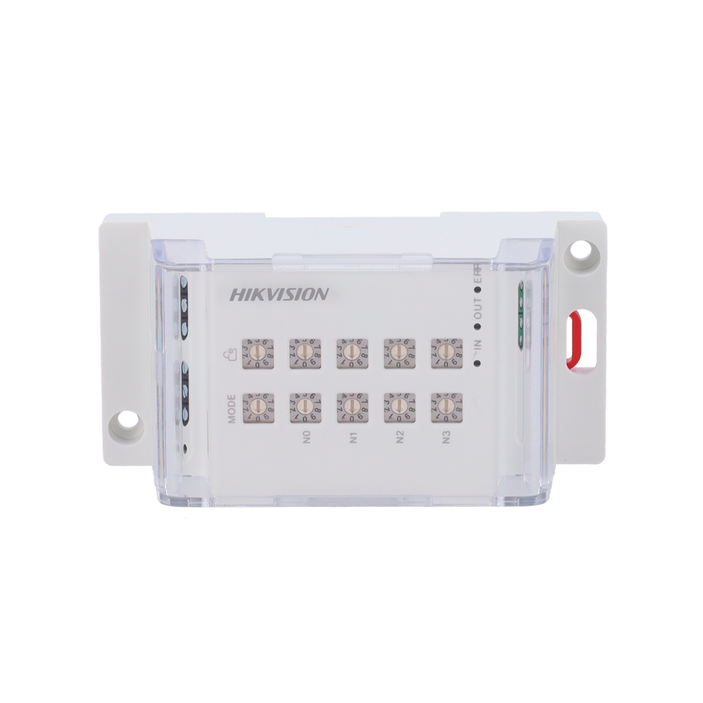 HIKVISION DS-KA-RL1E2 - Módulo de relé - Salida NO/NC/COM - Añade una salida de relé adicional - Alimentación con DS-KAD706xEY - Montaje en carril DIN o superficie - imagen 2