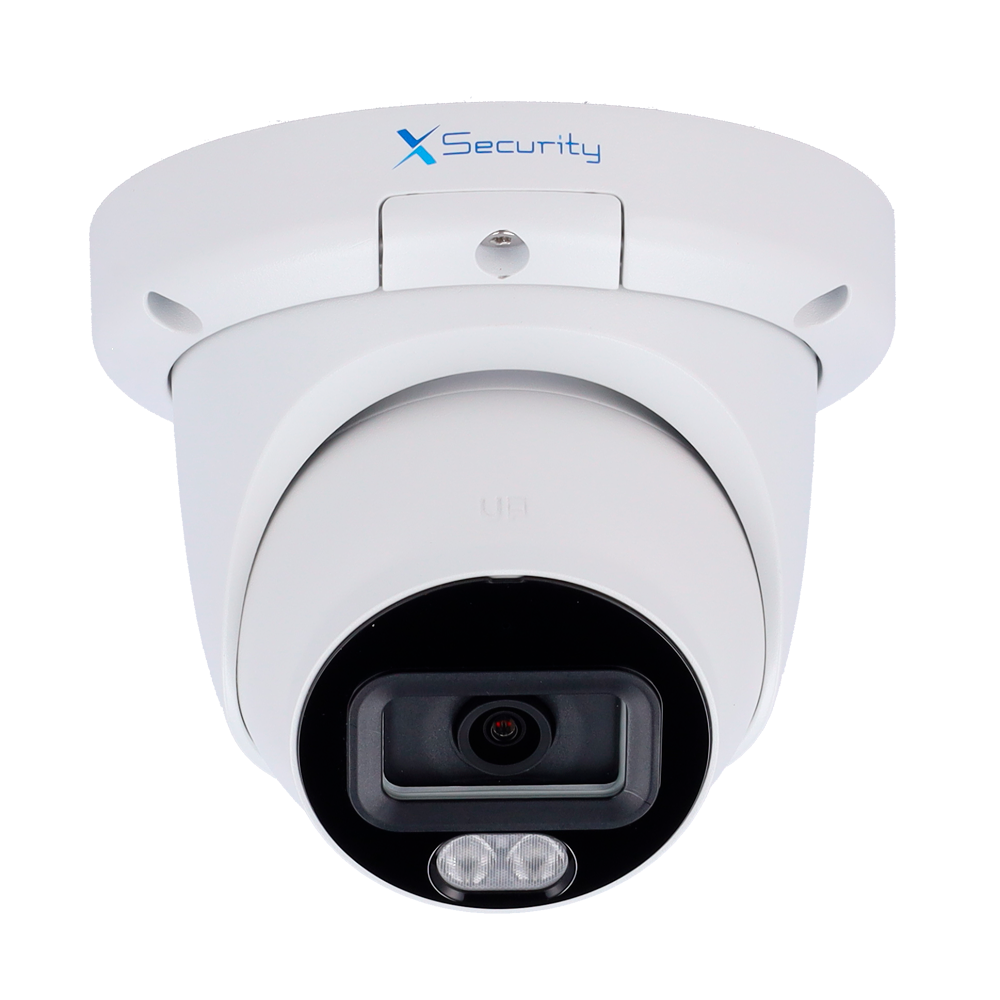 X-SECURITY XS-IPT744A-4U-DL-WIZ - X-Security Cámara IP Turret - 4 Megapíxel (2688x1520) - Lente 2.8 mm - WDR 120dB | Alcance IR y Luz Blanca 50 m - WizSense, con clasificación de humano y vehículo - MicroSD | IP67 | PoE | Micrófono integrado - imagen 2