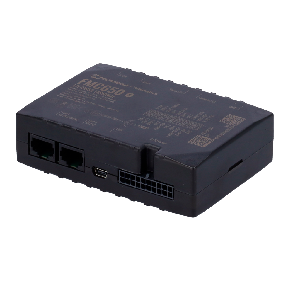 TELTONIKA TK-FMC650 - Tracker Avanzado - Conexión 4G con 2G de backup - Lectura de tacógrafo a tiempo real - Lectura de CAN para vehículos pesados - Múltiples entradas - Dual SIM y E-SIM - imagen 2