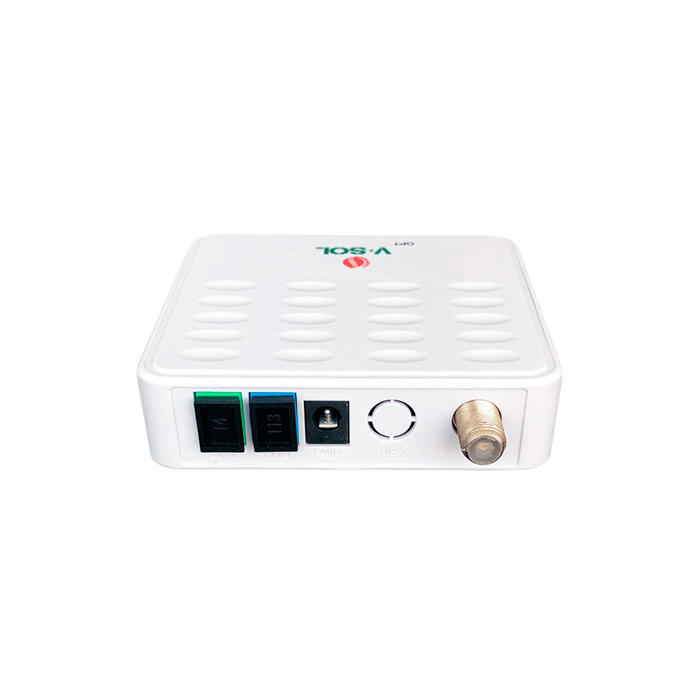 VSOL-V8601C-1-WDM-AGC - Vsol receptor óptico de CATV con WDM - Permite combinar TV (1550 nm) y datos PON (1310/1490/1577 nm) - Ancho de banda operativo de 1 GHz - Rango óptico de entrada de +2 a -20 dBm - 1 salida de RF ( 71 dBuV) - Bajo consumo energétic - imagen 2