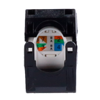 MARCA BLANCA KS6-TL180-BK - Conector para cables UTP - Conector salida RJ45 - Compatible UTP categoría 6 - Fácil instalación sin necesidad de herramientas - Bajas pérdidas - imagen 2