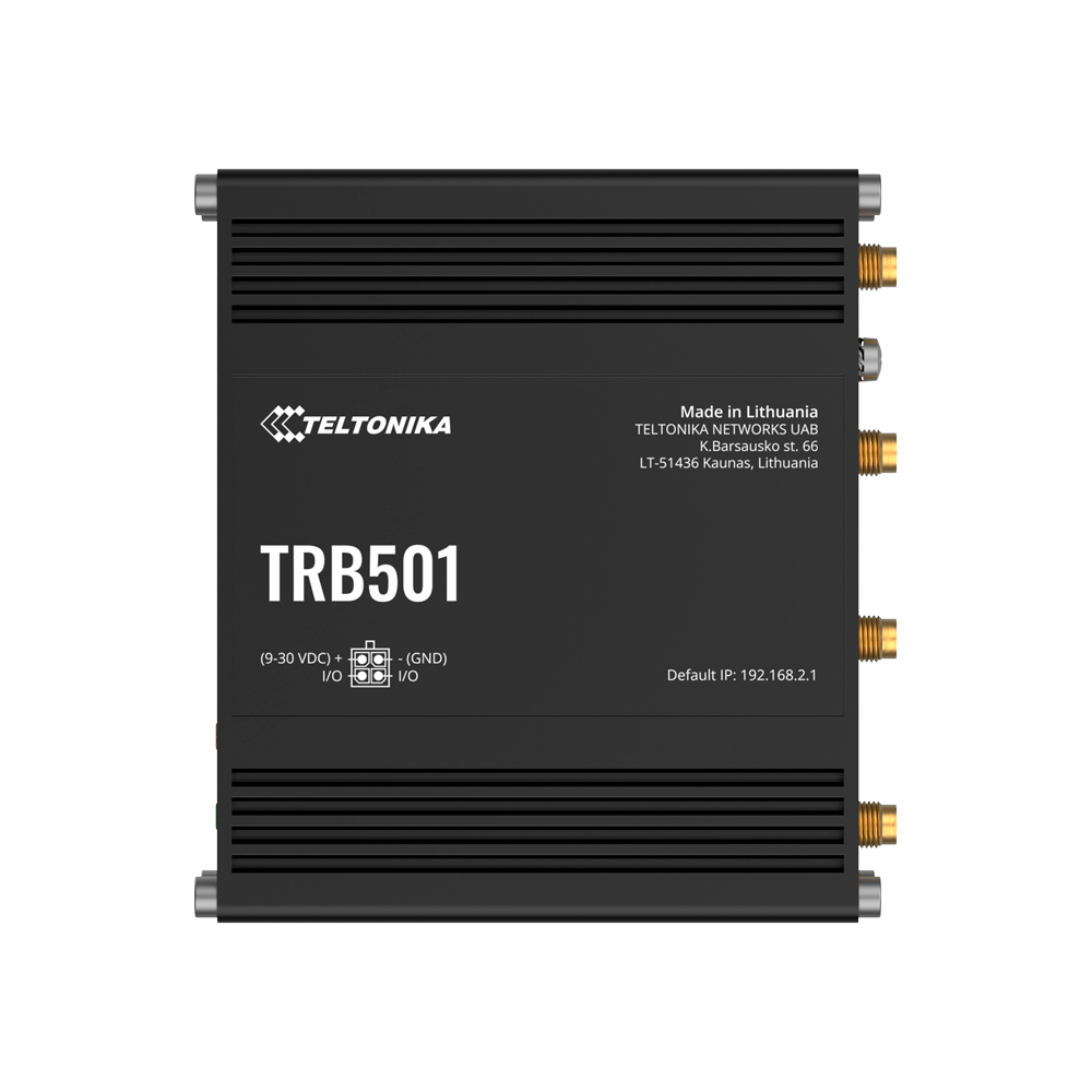 TELTONIKA TK-TRB501 - Teltonika Router Industrial 5G - Conectividad de alta velocidad 5G SA/NSA - Puerto Ethernet ultrarrápido hasta 2.5 Gbps - VPN avanzada: IPsec, WireGuard y ZeroTier - Gateway industrial compacto para carril DIN - Watchdog de hardware - imagen 2
