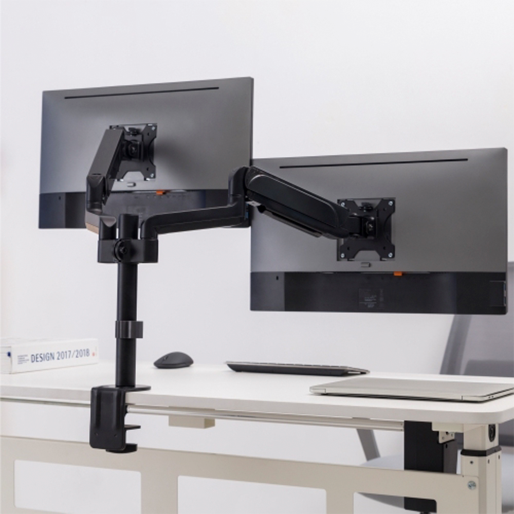 BRATECK LUMI LDT48-C024 - Brazo para dos monitores - Instalación en mesa - Peso soportado 9 Kg/Brazo - imagen 2
