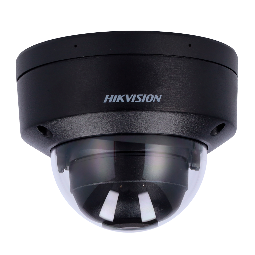 HIKVISION DS-2CD2163G2-LIS2U(2.8mm)(BLACK) - Hikvision - Cámara Domo IP gama PRO - Resolución 6 Megapixel (3200x1800) - Lente 2.8 mm | Micrófono dual en array - Luz híbrida alcance 30 m | PoE | MicroSD | IP67 - AcuSense | MD2.0 | Audio | Alarmas | IP67 | - imagen 2