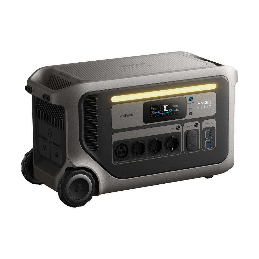 ANKER SOLIX ASOX-F3000 - Batería portátil Anker Solix - Gran capacidad 3072Wh - Potencia salida 3600W | 7200W pico - Salidas y formas de recarga múltiples - 4000 ciclos de vida - Control a través la APP - imagen 2