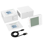 MARCA BLANCA MT-CO2-1200P - Medidor de CO2, temperatura y humedad - Con alarma visual y audible programable por el usuario - Registro de valor máximo / mínimo - Rango medida de CO2 0~5000 ppm - Capacidad de almacenar datos hasta 1 semana - Alimentación po - imagen 2