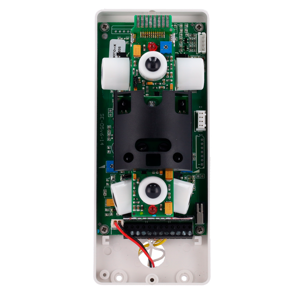 DUEVI DV-MOSKITO-K - Detector exterior Duevi bajo consumo - Integrado con Ajax Transmitter (incorporado) - Doble PIR por cada lado y doble PIR frontal - Cobertura total 180º / Antimasking - Alimentación suministrada por Transmitter - Uso exterior IP54 / A - imagen 2