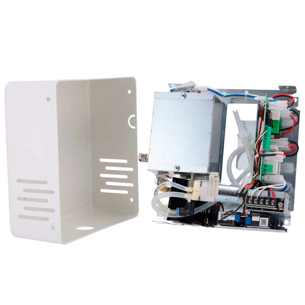 DEFENDERTECH MF-15-AJ - Generador de niebla Defendertech - 2 relés Ajax instalados para armado y disparo - 100 m3 en 60" - Batería no incluída - Hasta 2.5 minutos de capacidad - No deja rastros después del disparo - imagen 2