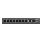 REYEE RG-ES210GS-P - Ruijie Reyee Cloud Managed L2 Switch - 8 Puertos Gigabit PoE/PoE+ + 1 Enlace Combo GE - Ranura SFP Gigabit para enlaces de fibra óptica - Potencia PoE+ de 30W por puerto / Total 120W - Sistema PoE Watchdog para autoreinicio de cámaras - imagen 2
