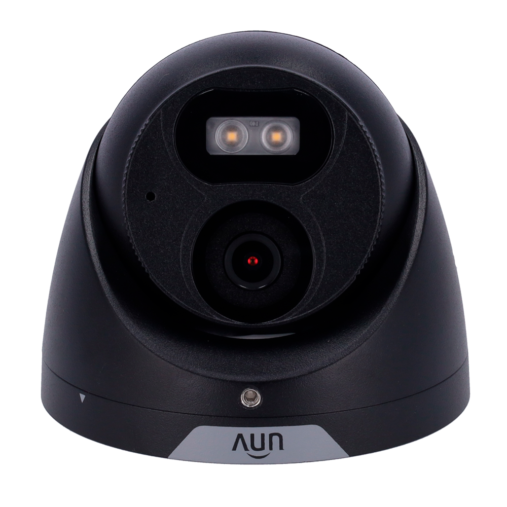 UNIVIEW UV-UAC-T125-AF28M-W-BLACK - Cámara Turret 4 en 1 Uniview Gama Whale - 5 MP | Lente 2.8 mm - Luz blanca 40 m | DWRD | Color 24/7 - ColorHunter - IP67 | Micrófono integrado | Color Negro - imagen 2