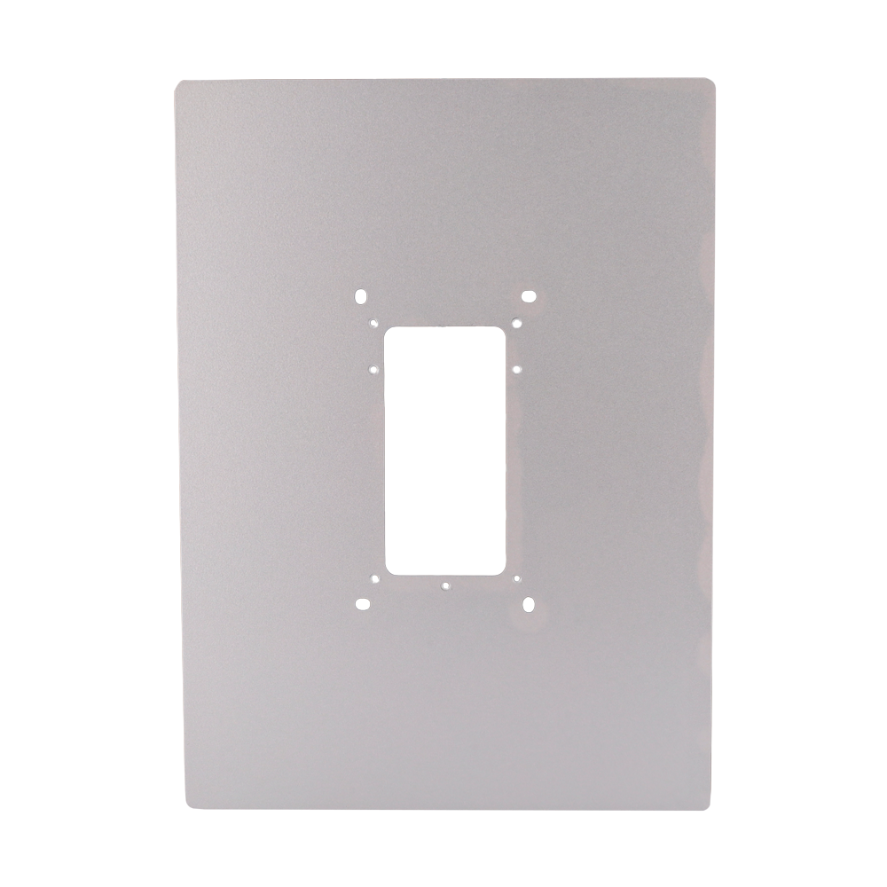 AKUVOX AK-BR-R20X-PLATE-S - Marco embellecedor para sustitución - Cubre las marcas de instalación anteriores - Específico para videoporteros Akuvox - Compatible con placas AK-R20x y AK-R25x - Medidas: 310 (Al) x 225 (An) x 1 (Fo) mm - Fabricado en alumini - imagen 2