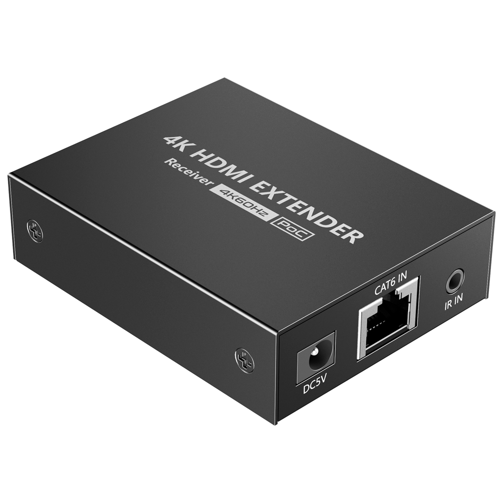 LENKENG HDMI-EXT-4K60-L - Extensor de señal HDMI - Alcance 50 m - Resolución 4K - Permite conexiones 1:1 - HDMI Loop out - POC - Alimentación por cable - imagen 2