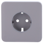 AJAX AJ-SOLOCOVER-GRE - Tapa para enchufe básico tipo F - Compatible con AJ-OUTLETCORE-BASIC - Protección contra polvo, salpicaduras, objetos - Sin monitorizacion de consumo - Sin control remoto - Color gris - imagen 2