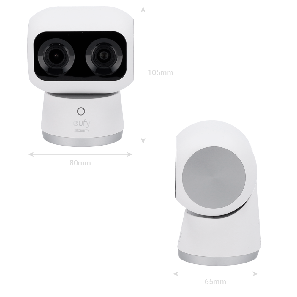 EUFY-INDOORCAM-S350 - Cámara PTZ Eufy by Anker - 4K (3840 x 2160) - Detección Humanos y mascotas - Audio bidireccional / Ranura SD - IR 10m - Apta para interior - imagen 2