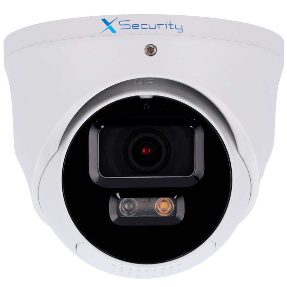 X-SECURITY XS-IPT981A-4P-SL-WIZ - X-Security Cámara IP Turret - 4 Megapíxel (2688x1520) - Lente 2.8mm / DualLight (30m IR+30m Luz blanca) - WDR 120 dB | Disuasión activa con altavoz y luz - WizSense, con clasificación de humano y vehículo - MicroSD 256GB - imagen 2