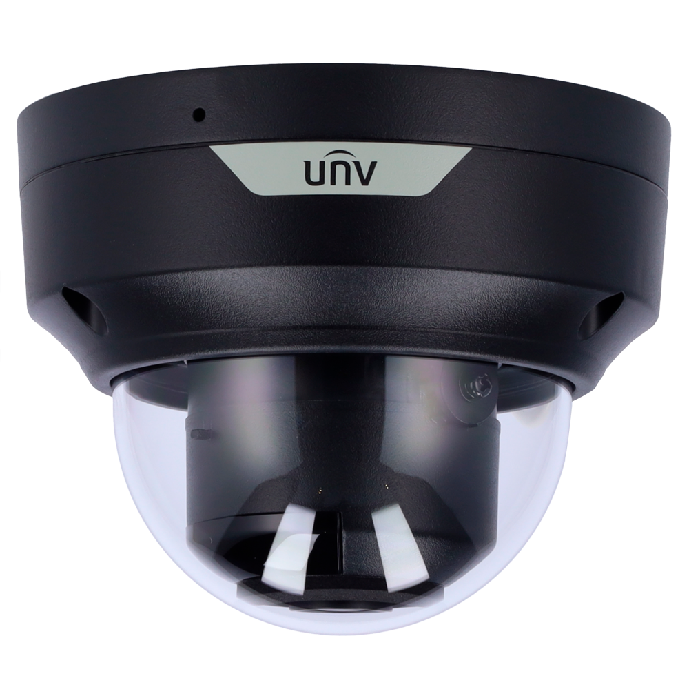UNIVIEW UV-IPC3514LE-ADF28K-WP-BLACK - Cámara Domo IP Uniview - Easy - 4 MP | Lente 2.8 mm | microSD 512 GB - WDR 120 dB | Micrófono - Color Hunter con tecnología WISE-ISP - PoE | UMD | SIP Lite | IP67 | IK10 - Botón de reset | Color negro - imagen 2