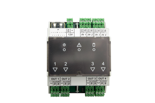 XTRALIS XTL-49841000 - XTRALIS-Modulo ethernet Poe I/O master - 4 entradas supervisadas - 4 salidas de rele - 3 indicadores led - Montaje carril din - Admite módulos esclavos - imagen 2