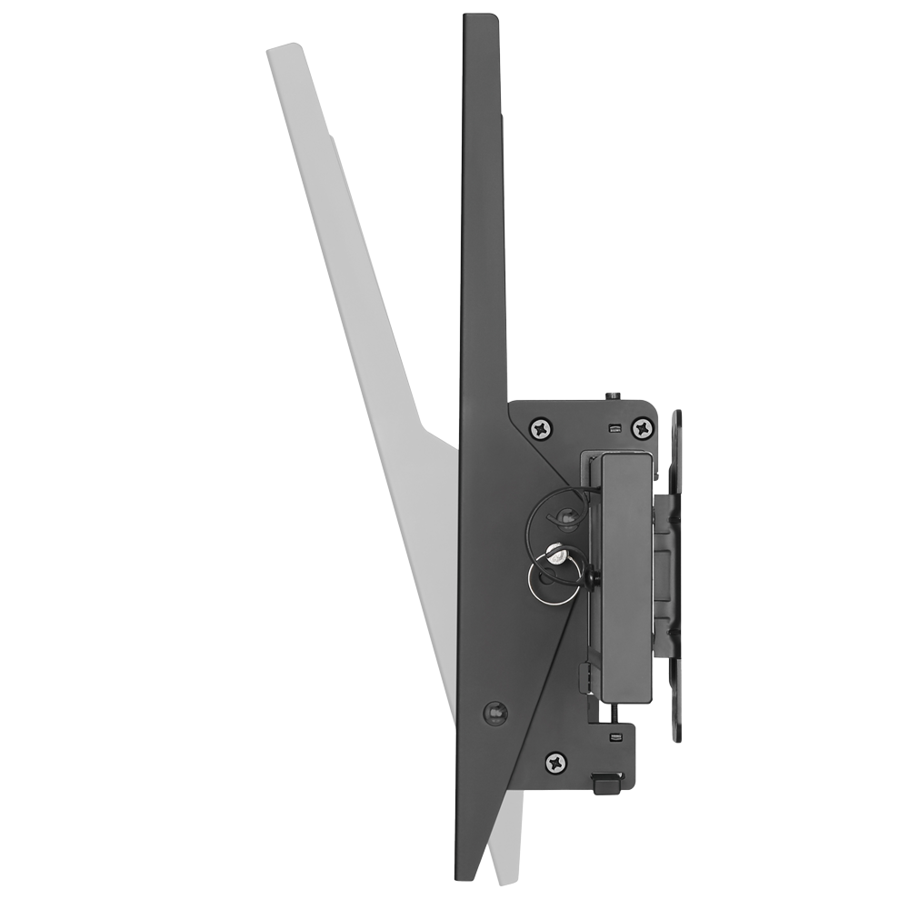 BRATECK LUMI MENUBOARD-3X1 - Soporte Menuboard - Peso soportado 50 Kg/monitor - VESA 600x400 mm/monitor - Inclinación 0º ~ -20º - Distancia a la pared 100 mm - Disposición 3x1 - imagen 2
