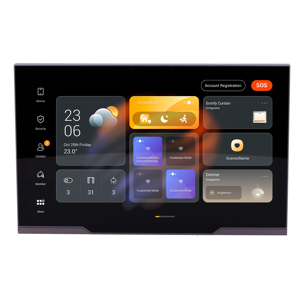 AKUVOX AK-PH81-POE-ST - Monitor Android 12.0 para domótica - Pantalla TFT de 10" | Aplicaciones de terceros - Audio bidireccional | Monitor de videoportero - TCP/IP, PoE, WiFi, Bluetooth, ZigBee, SIP - Sensores ambientales | 2 relés - Conexión a trav - imagen 2