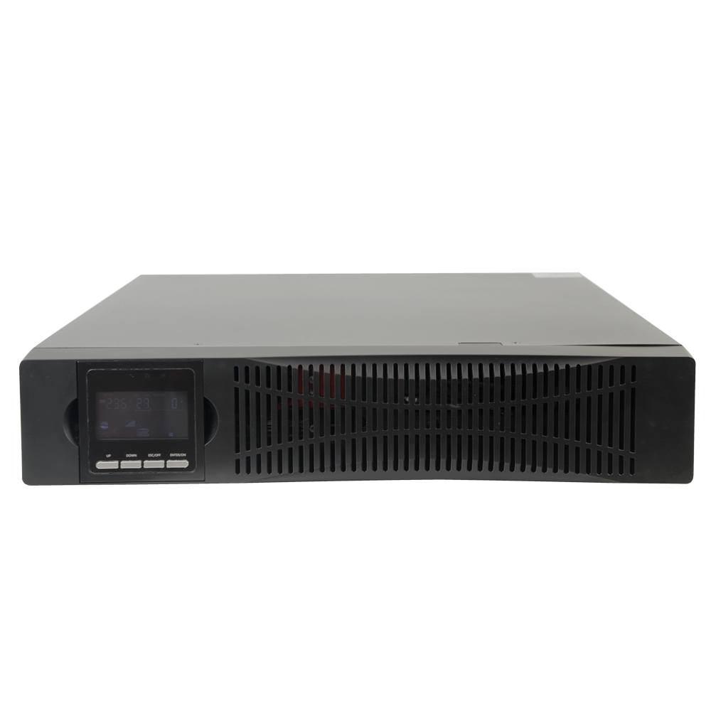 KSTAR UPS1500VA-ON-2-RACK - SAI online para instalar en rack o torre - Potencia 1500VA/1350W - 2 salidas SAI/UPS protegidas - Tiempo de recarga 4h 90% - Hot swappable - 3 baterías de plomo-ácido selladas (incluidas) - imagen 2