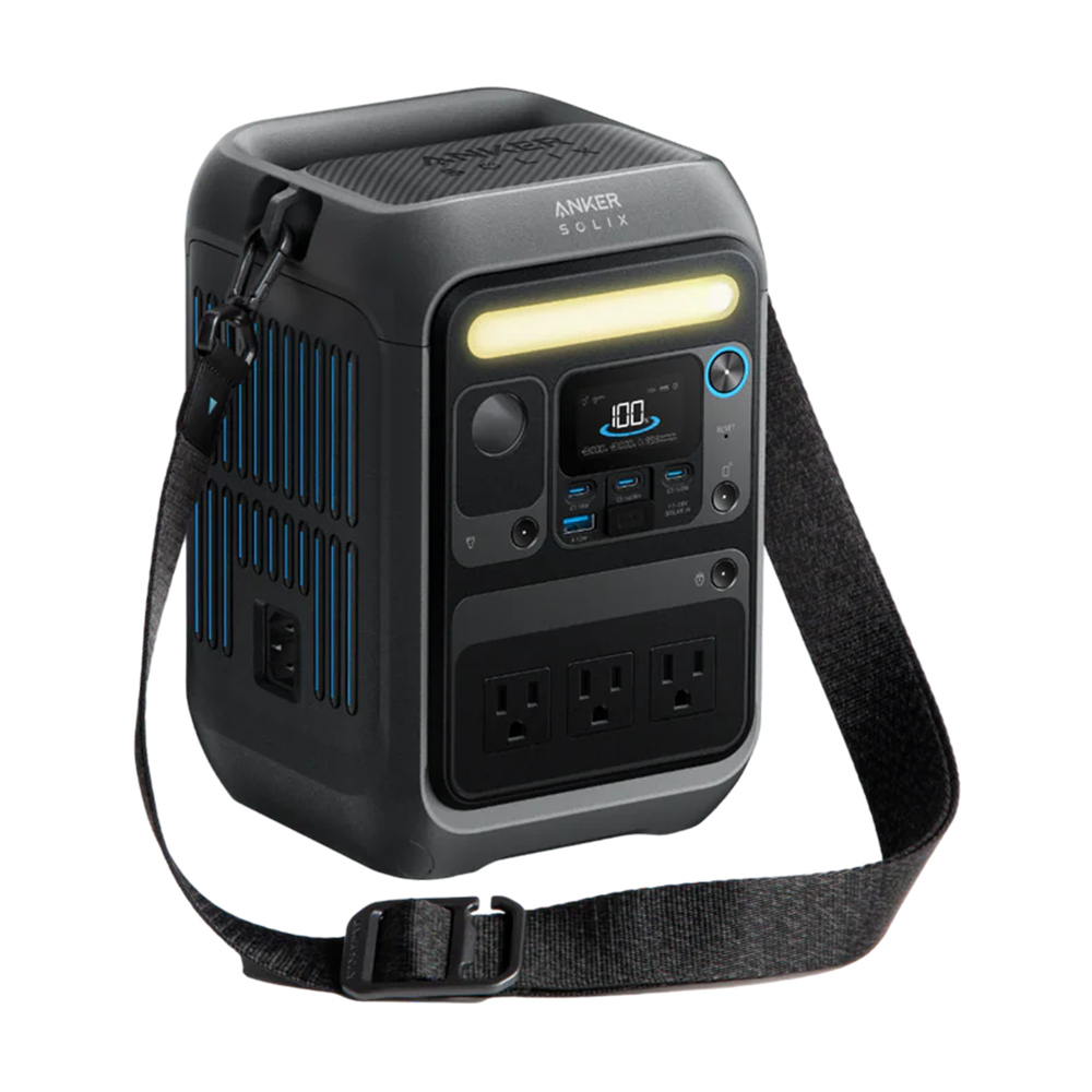 ANKER SOLIX ASOX-C300X - Estación de energía portátil Anker Solix - Capacidad 288Wh - Potencia salida 300W | Pico 600W - Salidas y formas de recarga múltiples - 3000 ciclos de vida - Control a través de la APP - imagen 2