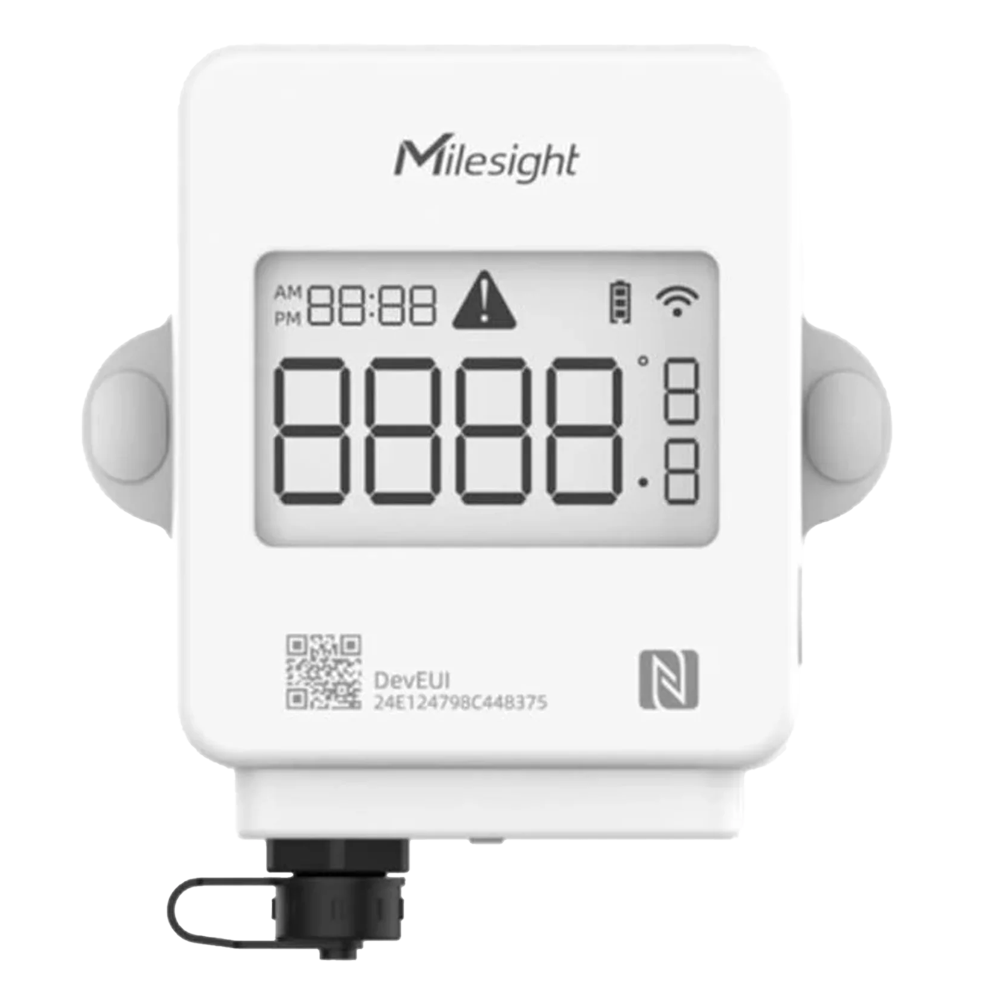 MILESIGHT MS-TS301-868M - Sensor de temperatura LoRaWAN - Necesita de sonda externa para leer temperatura - Rango de detección -200ºC ~ 500ºC (según sonda) - Hasta 15Km de alcance con visión directa - Configuración vía NFC y APP - Grado de Protección IP67 - imagen 2