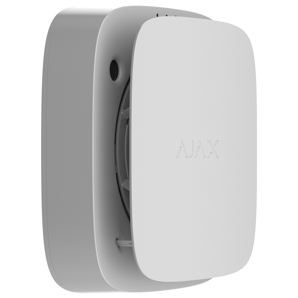 AJAX AJ-EN54-HEAT-SOUNDER-W - Detector térmico inalámbrico con sirena incluida - Temperatura fija y termovelocimétrico - Control y configuración remotos en las apps Ajax - Detección de pérdida de conexión - Posibilidad de sustituir las baterías - Interrup - imagen 2