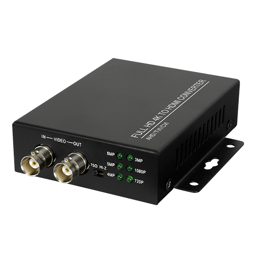 SAFIRE SF-BNC4K-HDMI - Convertidor BNC a HDMI - 1 entrada BNC - 1 salida HDMI 1080p - 1 salida BNC (loop con BNC in) - Resolución de salida 1080p - Resolución de entrada de vídeo hasta 8 Mpx - imagen 2