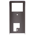UNIVIEW UV-EP-CS201 - Cubierta para videoportero - Específica para Uniview UV-OEU-201x-HMK-W - Medidas: 179 (Al) x 84 (An) x 50 (Fo) mm - Fabricada en aleación de aluminio - Visera para lluvia - Montaje en superficie - imagen 2