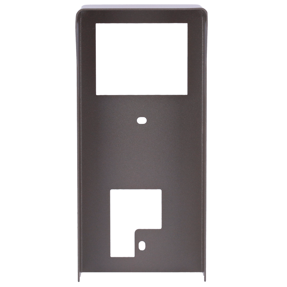 UNIVIEW UV-EP-CS201 - Cubierta para videoportero - Específica para Uniview UV-OEU-201x-HMK-W - Medidas: 179 (Al) x 84 (An) x 50 (Fo) mm - Fabricada en aleación de aluminio - Visera para lluvia - Montaje en superficie - imagen 2